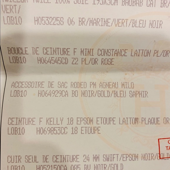 Hermes Kelly Belt - Picture 4 of 4